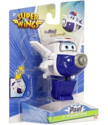 Super Wings Super Wings Transformer Toy Transforming Paul, 10cm