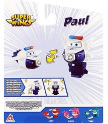 Super Wings Super Wings Transformer Toy Transforming Paul, 10cm
