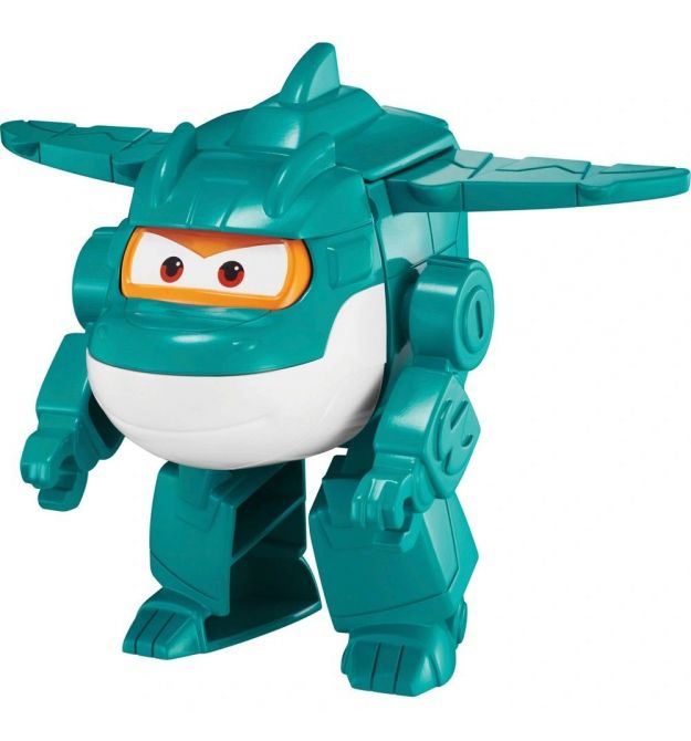 Super Wings Super Wings Transformer Toy Transforming Tino, 10cm
