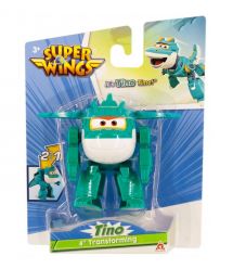 Super Wings Super Wings Transformer Toy Transforming Tino, 10cm