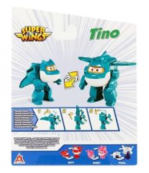Super Wings Super Wings Transformer Toy Transforming Tino, 10cm