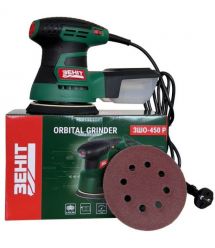 ZENIT Шліфмашина ексцентрикова Зеніт ЗШО-450 Р 450Вт 125мм 5000-12000об/хв 1.6кг