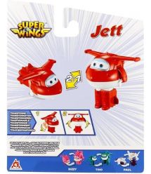 Super Wings Super Wings Transformer Toy Transforming Jett, 10cm