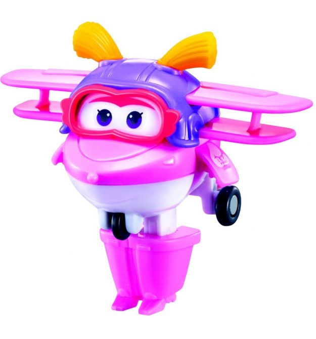 Super Wings Super Wings Transformer Toy Transform-a-Bots Ellie, 5cm