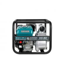 Könner & Söhnen Мотопомпа бензиновая KS 80 1000л/мин 7.0л.с 26кг