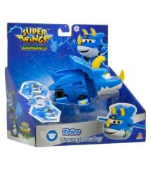 Super Wings Super Wings Transformer Toy Transforming Trico, 12.5cm