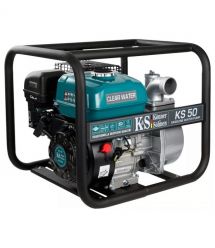 Könner & Söhnen Мотопомпа бензиновая KS 50 для чистой воды 500л/мин 7.0л.с 24кг