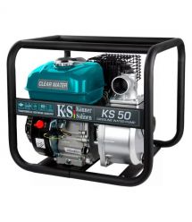 Könner & Söhnen Мотопомпа бензиновая KS 50 для чистой воды 500л/мин 7.0л.с 24кг
