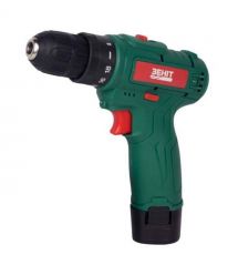 ZENIT Шурупокрут-дриль акумуляторний Зеніт ЗША-12/15 S2 12В 2х1.5А·год 18Нм 350·1350об/хв 1кг кейс