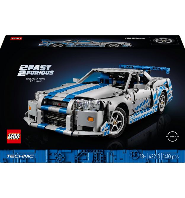 LEGO Конструктор LEGO Technic Подвійний форсаж Автомобіль Nissan Skyline GT-R (R34)