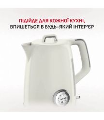 Tefal Tefal electric kettle Soleil+, 1.7L, Strix, plastic, beige