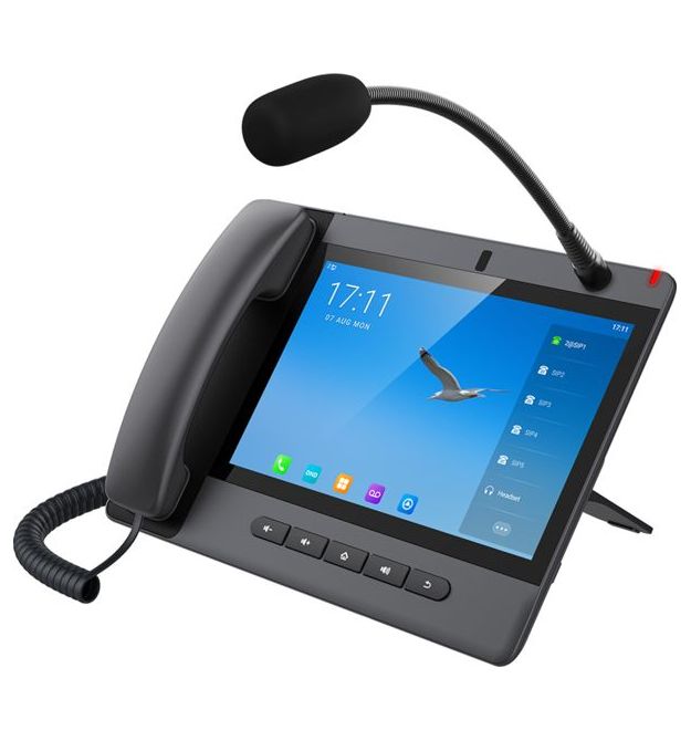 Fanvil Телефон IP A320i-Black 2xGE LAN, Wi-Fi, 20 SIP линий, 116 DSS клавиш, BT5.0, Android 9.0, PoE, 10.1"