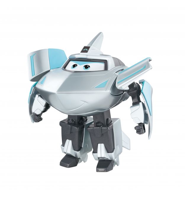 Super Wings Super Wings Transformer Toy Transforming Traver, 12.5cm