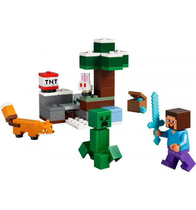 LEGO Конструктор LEGO Minecraft Пригоди Стіва в тайзі