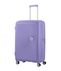 American Tourister Валіза American Tourister, Soundbox, поліпропілен, велика, 77см, 97/110л, TSA, 4 колеса, EXP, лавандовий