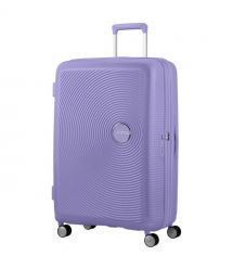 American Tourister Валіза American Tourister, Soundbox, поліпропілен, велика, 77см, 97/110л, TSA, 4 колеса, EXP, лавандовий