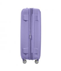 American Tourister Валіза American Tourister, Soundbox, поліпропілен, велика, 77см, 97/110л, TSA, 4 колеса, EXP, лавандовий