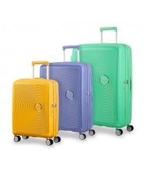 American Tourister Валіза American Tourister, Soundbox, поліпропілен, велика, 77см, 97/110л, TSA, 4 колеса, EXP, лавандовий