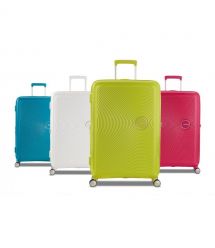 American Tourister Валіза American Tourister, Soundbox, поліпропілен, велика, 77см, 97/110л, TSA, 4 колеса, EXP, лавандовий