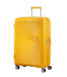 American Tourister Валіза American Tourister, Soundbox, поліпропілен, велика, 77см, 97/110л, TSA, 4 колеса, EXP, жовтий