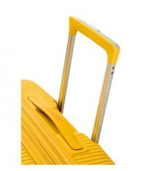 American Tourister Валіза American Tourister, Soundbox, поліпропілен, велика, 77см, 97/110л, TSA, 4 колеса, EXP, жовтий
