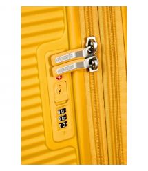 American Tourister Валіза American Tourister, Soundbox, поліпропілен, велика, 77см, 97/110л, TSA, 4 колеса, EXP, жовтий