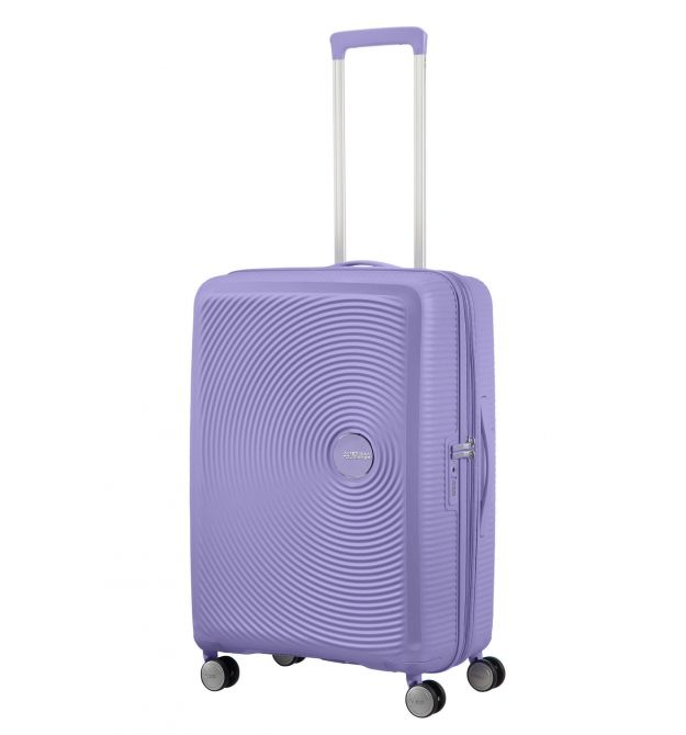 American Tourister Валіза American Tourister, Soundbox, поліпропілен, середня, 67см, 71.5/81л, TSA, 4 колеса, EXP, лавандовий