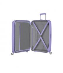 American Tourister Валіза American Tourister, Soundbox, поліпропілен, середня, 67см, 71.5/81л, TSA, 4 колеса, EXP, лавандовий