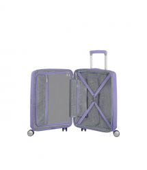 American Tourister Валіза American Tourister, Soundbox, поліпропілен, мала, 55см, 35.5/41л, TSA, 4 колеса, EXP, лавандовий