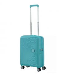 American Tourister Валіза American Tourister, Soundbox, поліпропілен, мала, 55см, 35.5/41л, TSA, 4 колеса, EXP, бірюзовий