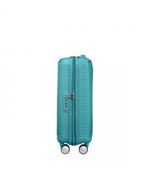 American Tourister Валіза American Tourister, Soundbox, поліпропілен, мала, 55см, 35.5/41л, TSA, 4 колеса, EXP, бірюзовий