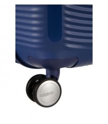 American Tourister Валіза American Tourister, Soundbox, поліпропілен, мала, 55см, 35.5/41л, TSA, 4 колеса, EXP, темно-синій