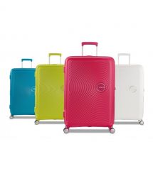 American Tourister Валіза American Tourister, Soundbox, поліпропілен, мала, 55см, 35.5/41л, TSA, 4 колеса, EXP, темно-синій
