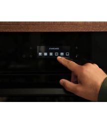 Electrolux Духовой шкаф электрический, 72л, A+, дисплей, конвекция, пиролиз, телескопические направляющие, черный