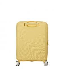 American Tourister Валіза American Tourister, Soundbox, поліпропілен, мала, 55см, 35.5/41л, TSA, 4 колеса, EXP, пастельно-жовтий
