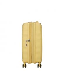 American Tourister Валіза American Tourister, Soundbox, поліпропілен, мала, 55см, 35.5/41л, TSA, 4 колеса, EXP, пастельно-жовтий