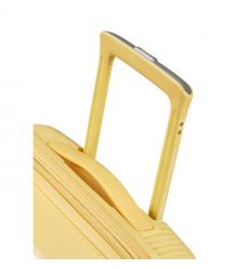 American Tourister Валіза American Tourister, Soundbox, поліпропілен, мала, 55см, 35.5/41л, TSA, 4 колеса, EXP, пастельно-жовтий