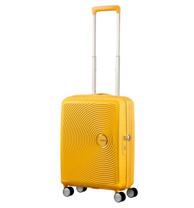 American Tourister Валіза American Tourister, Soundbox, поліпропілен, мала, 55см, 35.5/41л, TSA, 4 колеса, EXP, жовтий