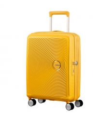 American Tourister Валіза American Tourister, Soundbox, поліпропілен, мала, 55см, 35.5/41л, TSA, 4 колеса, EXP, жовтий