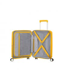 American Tourister Валіза American Tourister, Soundbox, поліпропілен, мала, 55см, 35.5/41л, TSA, 4 колеса, EXP, жовтий