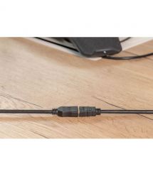 Digitus Кабель HDMI High speed + Ethernet (AM/AF) 2.0м, чорни
