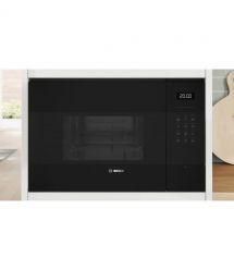 Bosch Bosch Microwave oven built-in, 25L, electronic control, 900W, grill, display, black