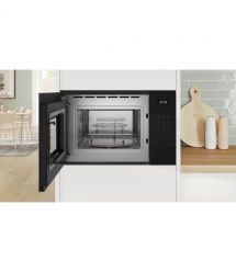 Bosch Bosch Microwave oven built-in, 25L, electronic control, 900W, grill, display, black