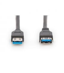 Digitus Кабель USB 3.0 (AM/AF) 3.0м, черный