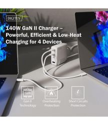 Digitus Зарядное устройство GaN 3хUSB-C, 1хUSB-A, 140W