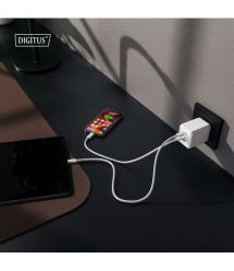 Digitus Зарядное устройство GaN 2хUSB-C, 1хUSB-A, 100W