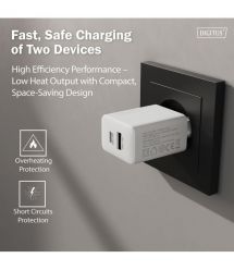 Digitus Зарядное устройство GaN 1хUSB-C, 1хUSB-A, 30W