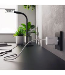 Digitus Зарядное устройство GaN 1хUSB-C, 1хUSB-A, 45W