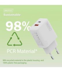 Digitus Зарядное устройство 1хUSB-C, 1хUSB-A, 20W