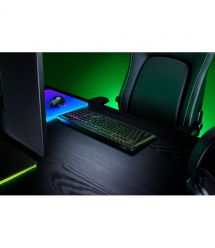 Razer Razer Keyboard mechanical BlackWidow V4 Low-profile HyperSpeed, 104key, Green Switch, USB-A/WL/BT, EN, RGB, black